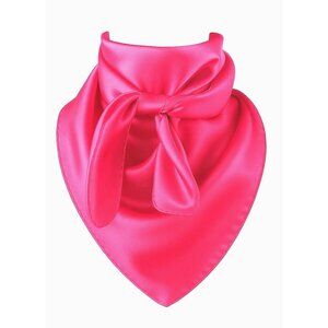 Pink Wild Rage Large Scarf 35x35 Inches Silk Feel Polyester Western Accessory Co